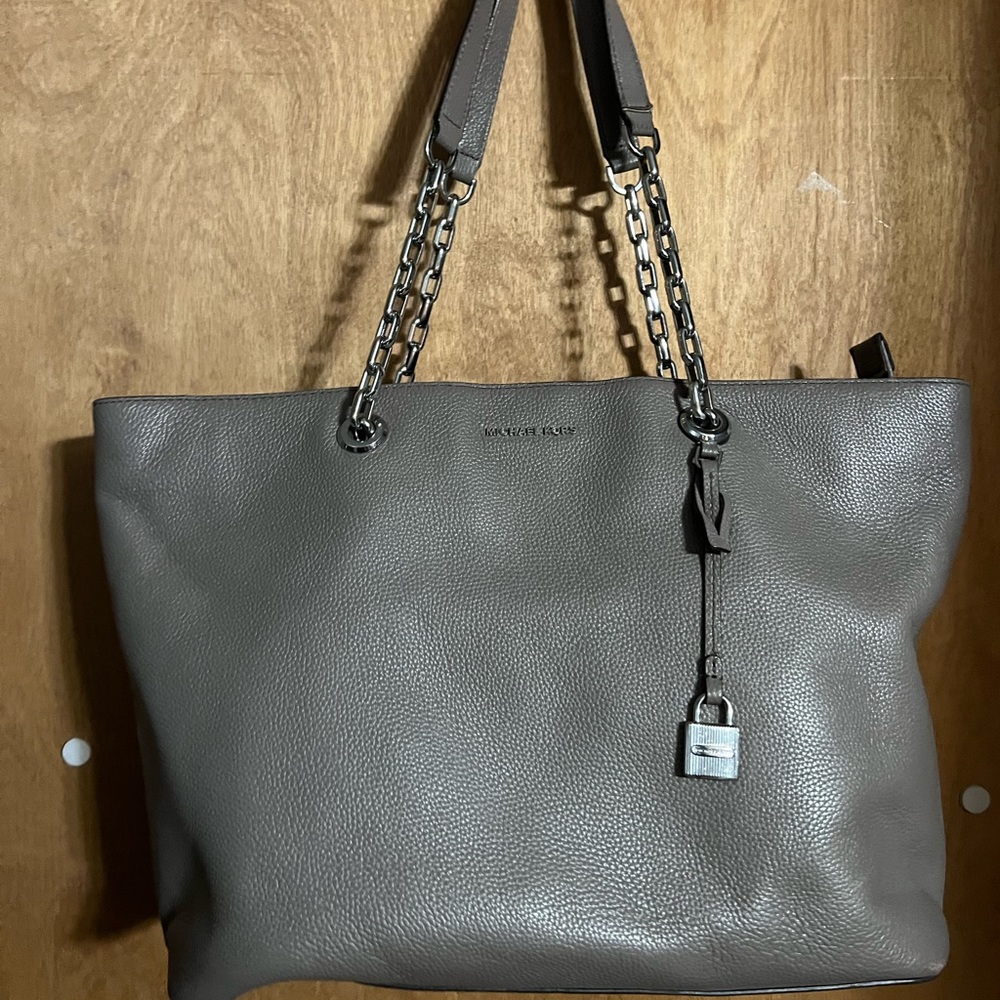 Michael Kors Grey Chain Purse